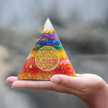 Load image into Gallery viewer, Seven Chakra Pyramid