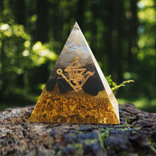 Load image into Gallery viewer, 【Enhanced Version】Purification Orgone Pyramid | Obsidian Crystal