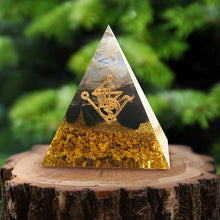 Load image into Gallery viewer, 【Enhanced Version】Purification Orgone Pyramid | Obsidian Crystal