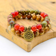 Load image into Gallery viewer, Ethnic Agate Mala
