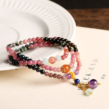 Load image into Gallery viewer, Colourful Tourmaline Mala
