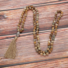 Load image into Gallery viewer, Leopardite Jasper Mala
