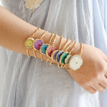 Load image into Gallery viewer, Raw Agate Cluster Bracelet
