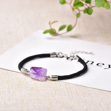 Load image into Gallery viewer, Raw Amethyst Rough Bracelet
