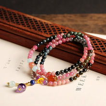 Load image into Gallery viewer, Colourful Tourmaline Mala
