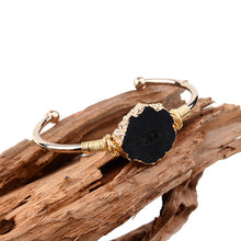 Load image into Gallery viewer, Raw Natural Cluster Crystal Bracelet
