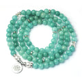 Green Quartz Lotus Mala