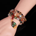 Polychrome Crystal Agate Mala