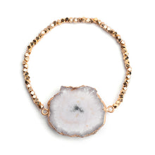 Load image into Gallery viewer, Raw Agate Cluster Bracelet
