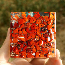 Load image into Gallery viewer, Orgone Circle Pyramid | Red Root
