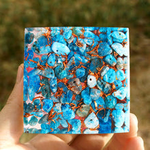 Load image into Gallery viewer, Orgone Circle Pyramid | Blue Root
