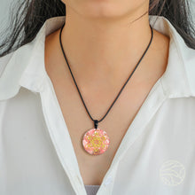 Load image into Gallery viewer, with the Name of Love Pendant | Pink Crystal
