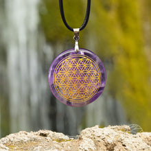 Load image into Gallery viewer, Amethyst Guiding Orgone Pendant
