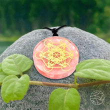 Load image into Gallery viewer, with the Name of Love Pendant | Pink Crystal
