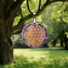 Load image into Gallery viewer, Amethyst Guiding Orgone Pendant
