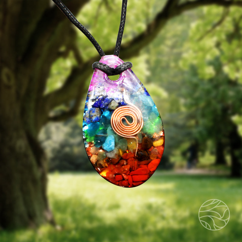 Drop Chakra Orgone Pendant