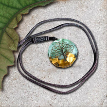 Load image into Gallery viewer, Life Tree Orgone Pendant | Tiger's Eye
