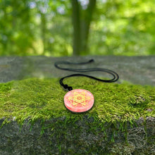 Load image into Gallery viewer, with the Name of Love Pendant | Pink Crystal
