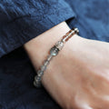 Smoky Quartz Labradorite Bracelet