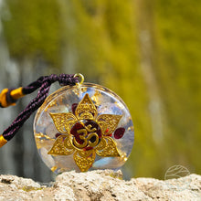 Load image into Gallery viewer, Flower of Life Orgone Pendant
