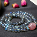 The Labradorite Rose Mala