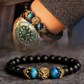 blue tiger's eye gold 