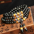Golden Obsidian Wealth Bracelet