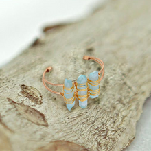 Load image into Gallery viewer, Raw Hexagonal Pillar Crystal Bracelet
