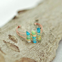 Load image into Gallery viewer, Raw Hexagonal Pillar Crystal Bracelet
