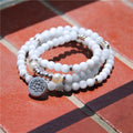 Aquamarine Lotus Mala