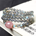 The Labradorite Rose Mala