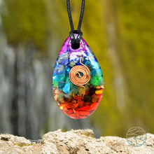 Load image into Gallery viewer, Drop Chakra Orgone Pendant
