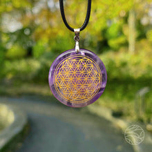 Load image into Gallery viewer, Amethyst Guiding Orgone Pendant

