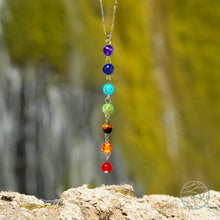Load image into Gallery viewer, Point Chakra Long Pendant
