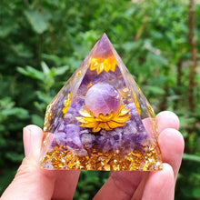 Load image into Gallery viewer, Lotus Pyramid | Amethyst
