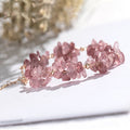 Raw Strawberry Quartz Bracelet