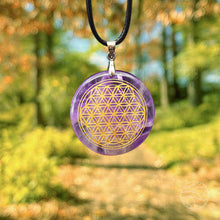 Load image into Gallery viewer, Amethyst Guiding Orgone Pendant
