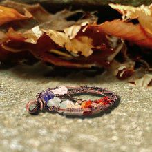 Load image into Gallery viewer, Seven Chakra Life Tree Orgone Pendant
