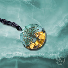 Load image into Gallery viewer, Life Tree Orgone Pendant | Tiger's Eye
