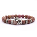 Rhodochrosite Koala Bracelet