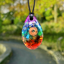 Load image into Gallery viewer, Drop Chakra Orgone Pendant
