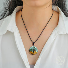 Load image into Gallery viewer, Life Tree Orgone Pendant | Tiger's Eye
