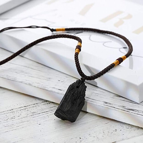 Raw Tourmaline Pendant