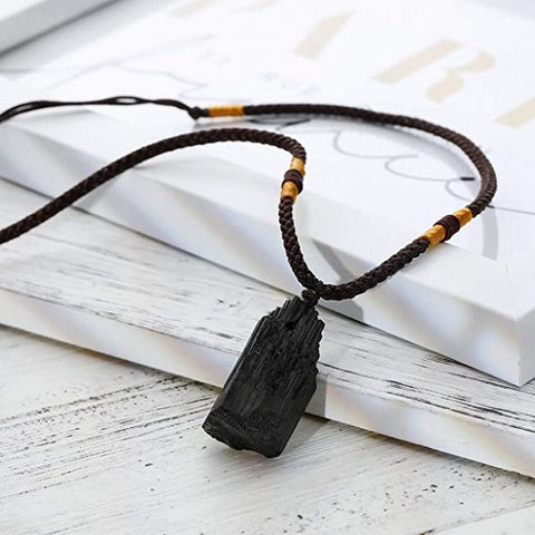 Raw Tourmaline Pendant