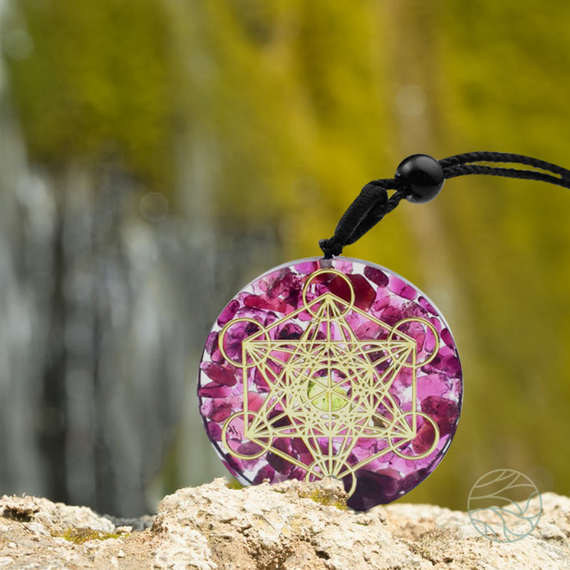 Energy Source Pendant | Red Garnet