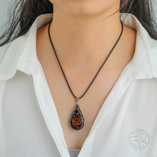 Load image into Gallery viewer, Purification Drop Orgone Pendant | Black
