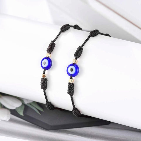 Evil Eye 7 Knot Lucky Bracelets