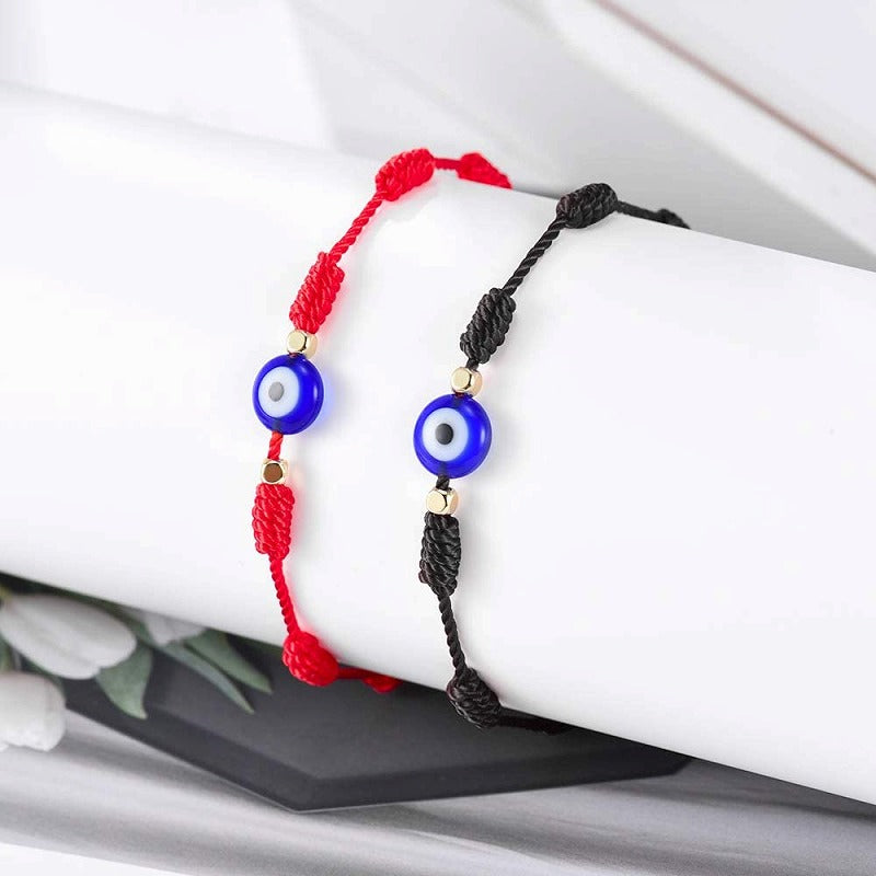 Evil Eye 7 Knot Lucky Bracelets