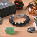 The Black Rutilated Quartz Bracelet