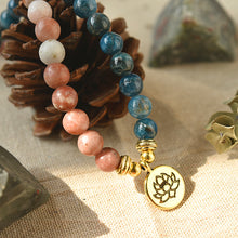 Load image into Gallery viewer, The Healing Apatite Rhodonite Mala
